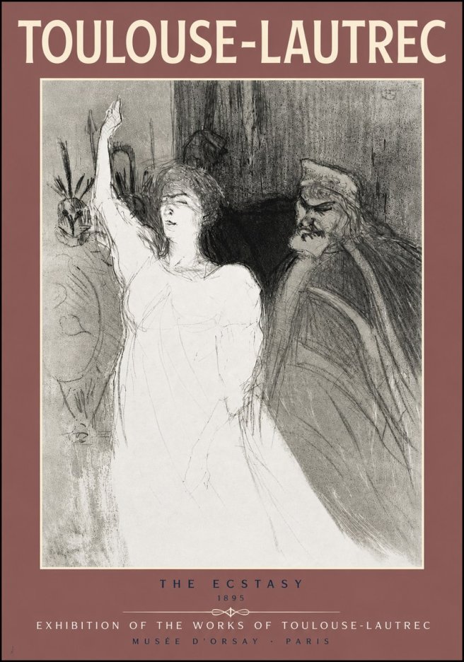 Toulouse-Lautrec The Ecstasy No5 - Póster