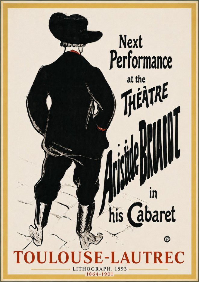 Toulouse-Lautrec Next Performance at the Théâtre Aristide Bruant in His Cabaret No4 - Póster