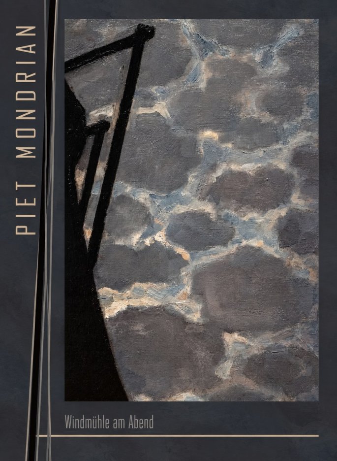 Piet Mondrian Windmühle Am Abend I No3 - Póster