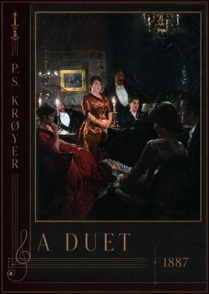 P.S. Krøyer A Duet No2 - Póster