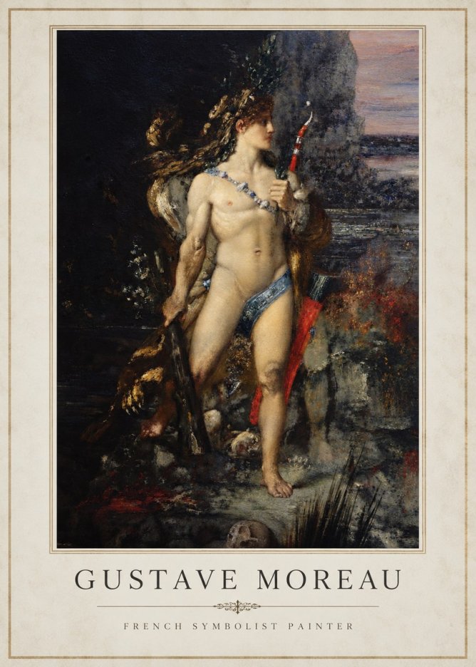 Gustave Moreau Saint Sebastian I No2 - Póster