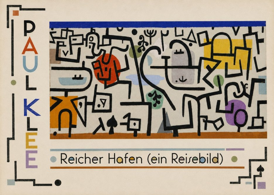 Paul Klee Reicher Hafen (Ein Reisebild) I No2 - Póster