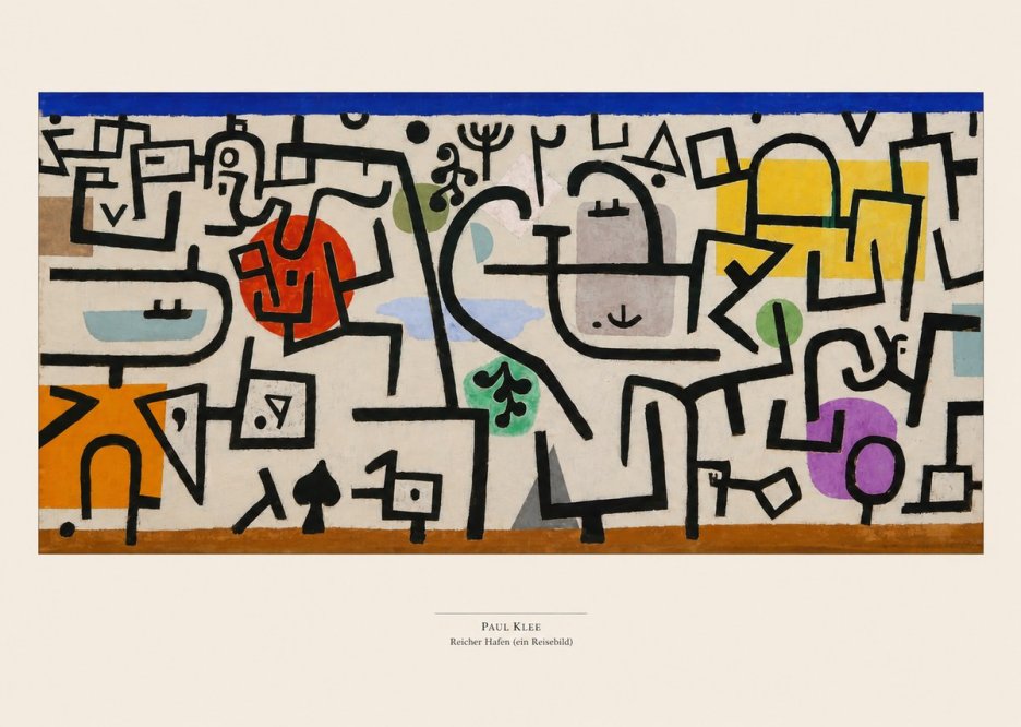 Paul Klee Reicher Hafen (Ein Reisebild) I No5 - Póster