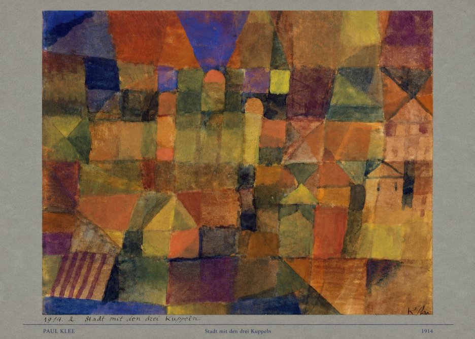 Paul Klee Stadt Mit Den Drei Kuppeln No6 - Póster