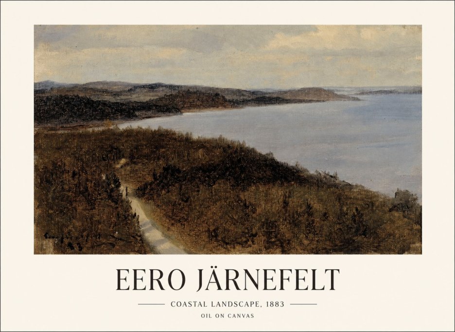 Eero Järnefelt Coastal Landscape, 1883 No1 - Póster