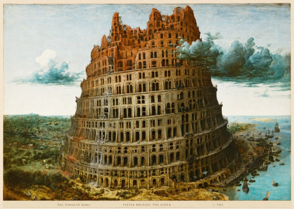 Pieter Bruegel The Tower of Babel III No6 - Póster