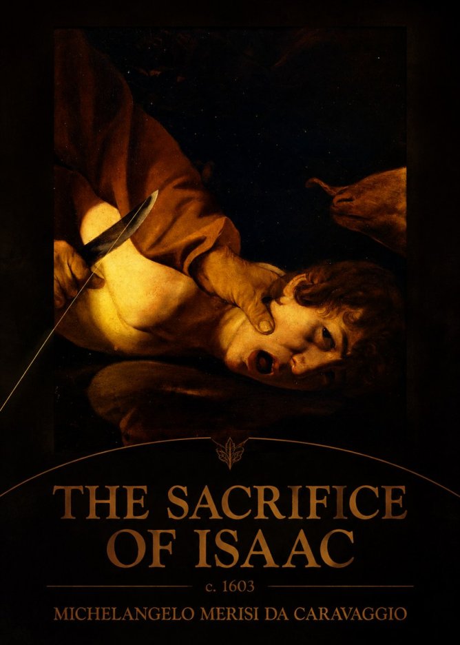 Michelangelo Merisi da Caravaggio The Sacrifice of Isaac II No3 - Póster