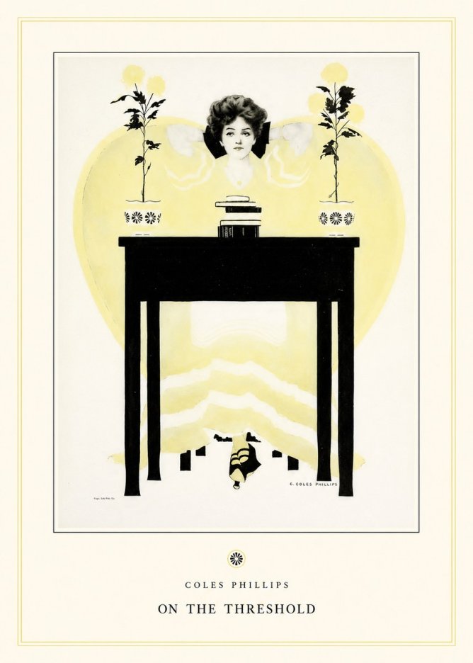 Coles Phillips On the Threshold No4 - Póster