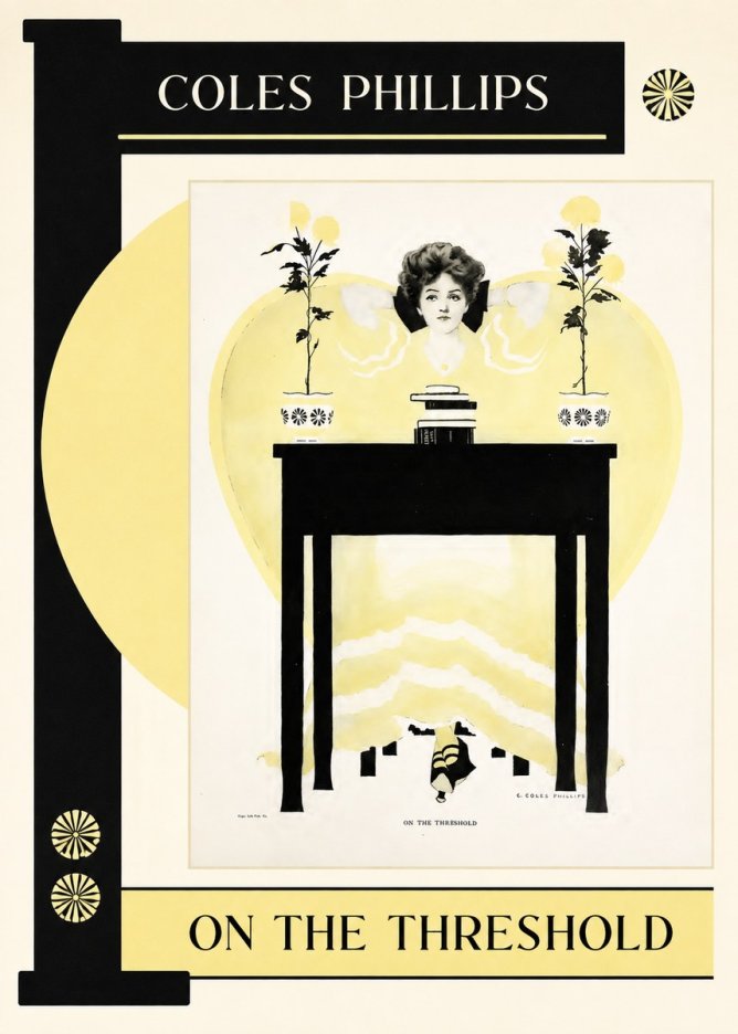 Coles Phillips On the Threshold No5 - Póster