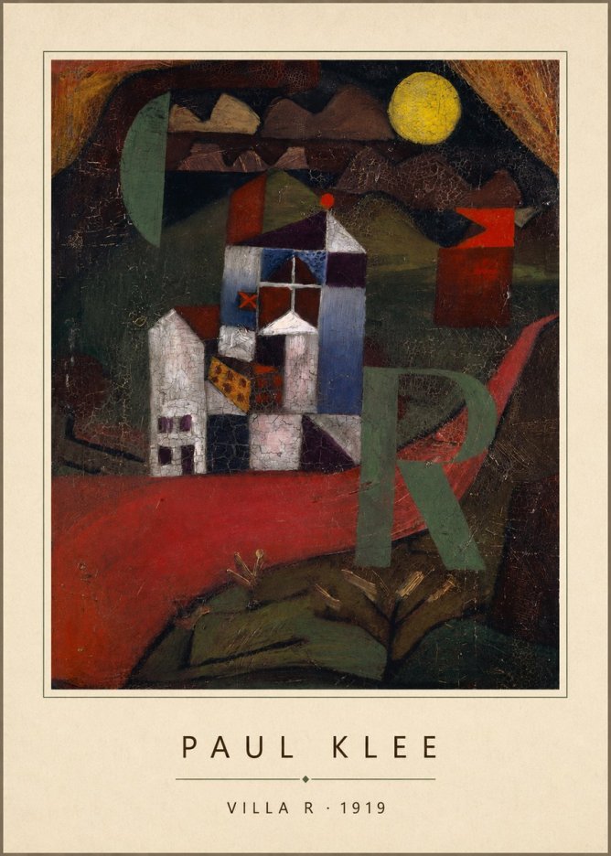 Paul Klee Villa R • 1919 No4 - Póster