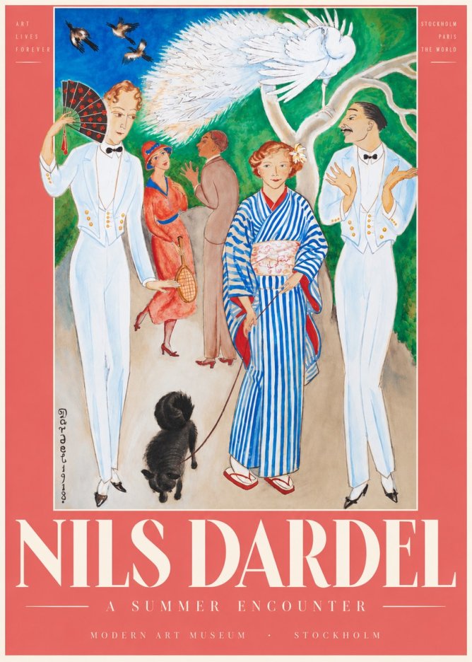 Nils Dardel A Brighter World No4 - Póster