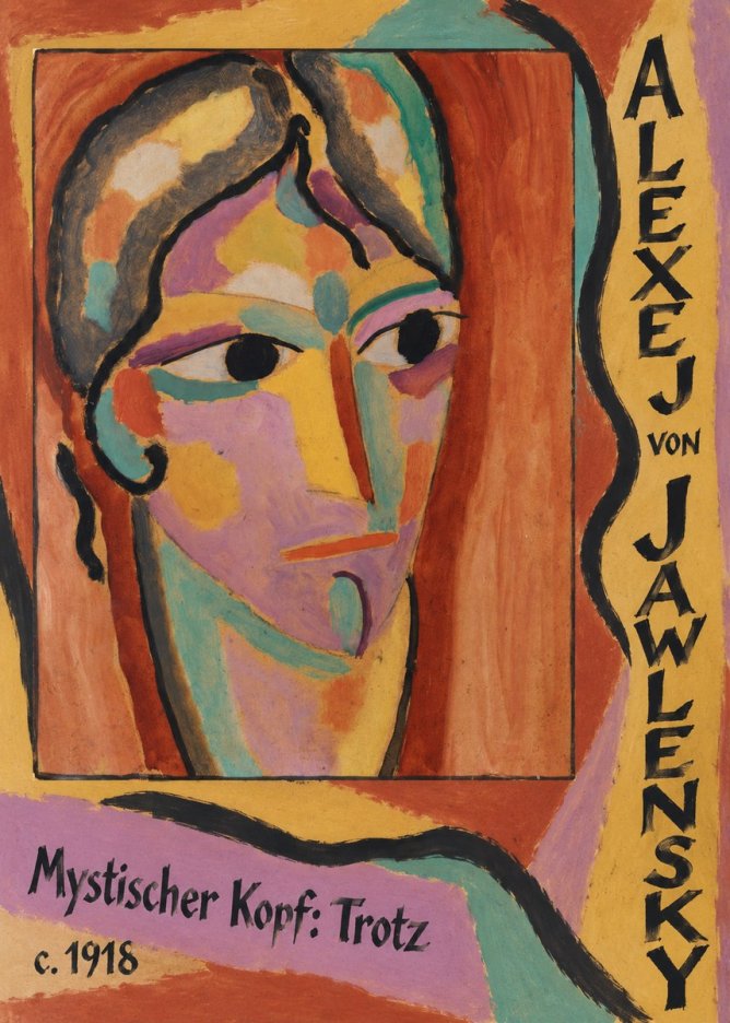 Alexej von Jawlensky Mystischer Kopf: Trotz No2 - Póster