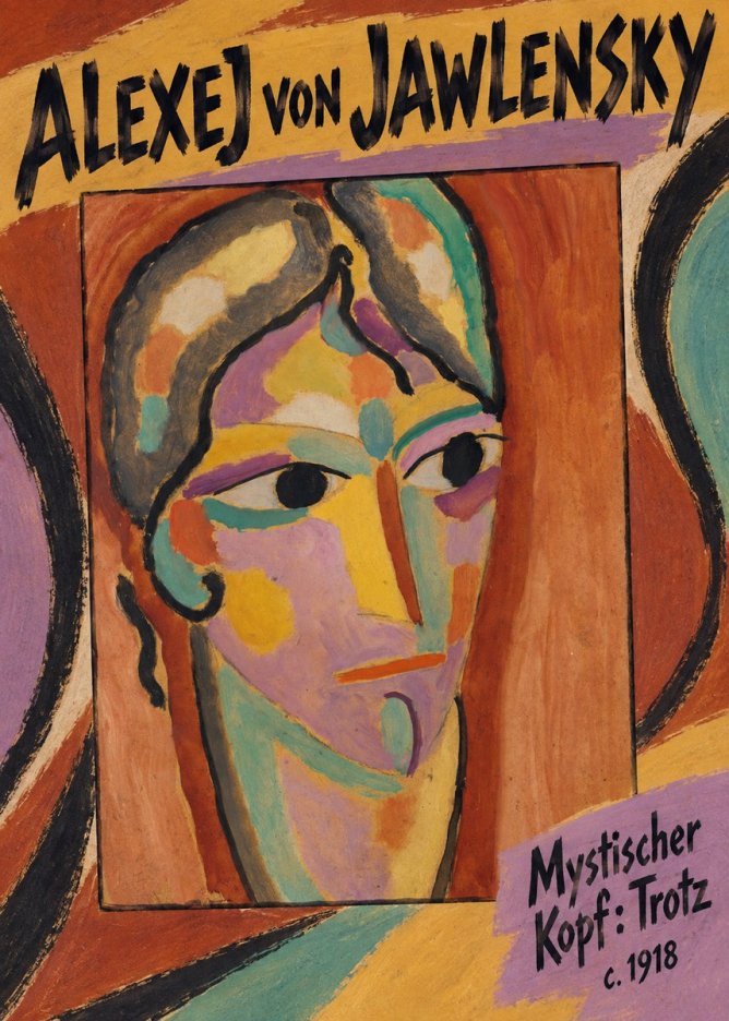 Alexej von Jawlensky Mystischer Kopf: Trotz No6 - Póster