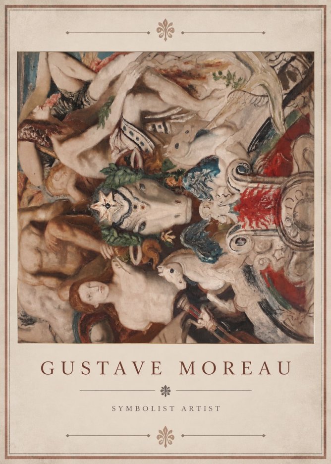 Gustave Moreau Mythological Composition No2 - Póster