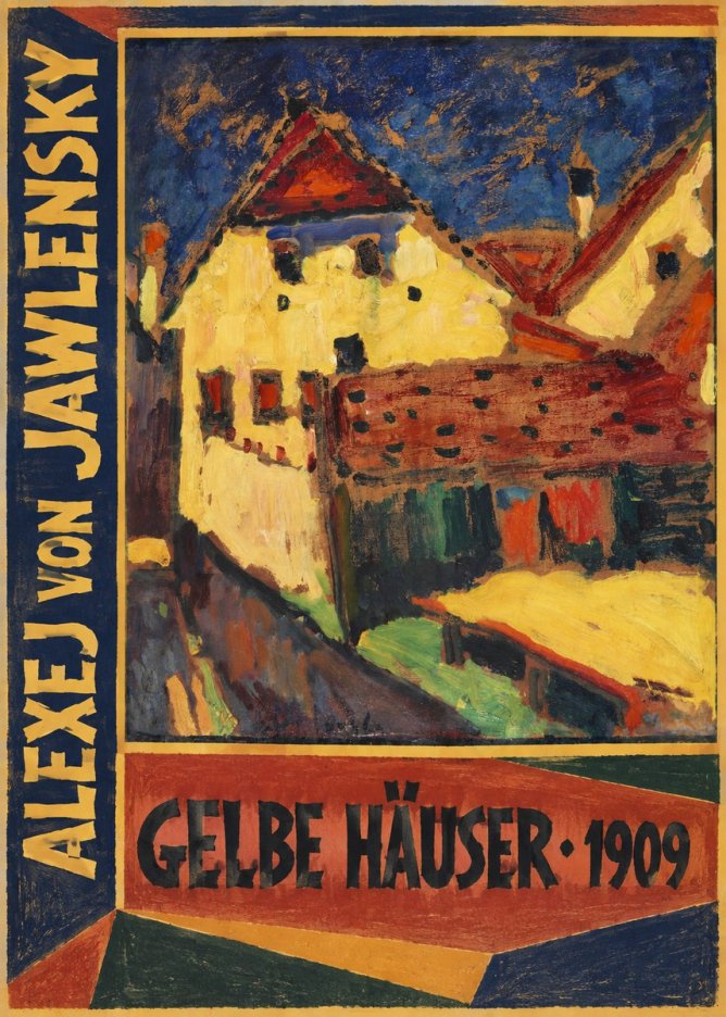 Alexej von Jawlensky Gelbe Häuser No2 - Póster