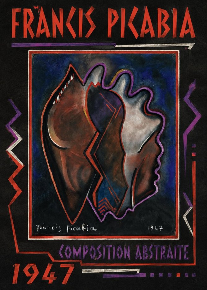 Francis Picabia Composition Abstraite No1 - Póster