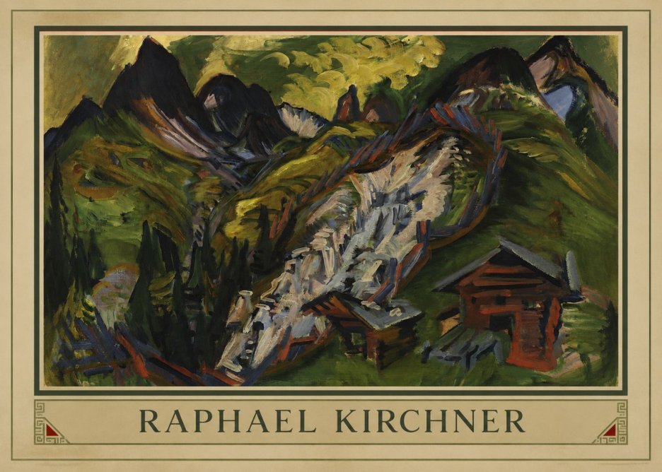 Raphael Kirchner Mountain Landscape I No2 - Póster