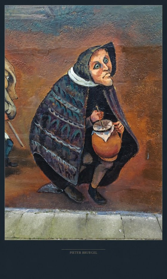 Pieter Bruegel The Beggar Woman with Jug No4 - Póster
