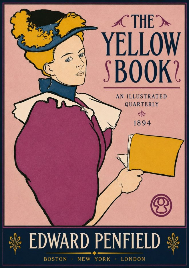 Edward Penfield The Yellow Book I No5 - Póster