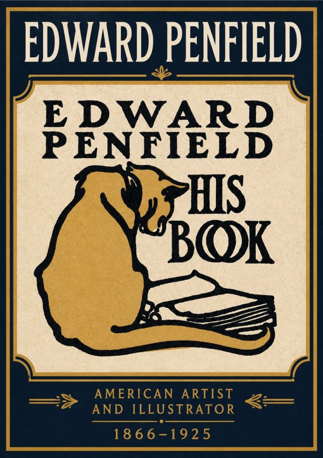 Edward Penfield His Book No3 - Póster