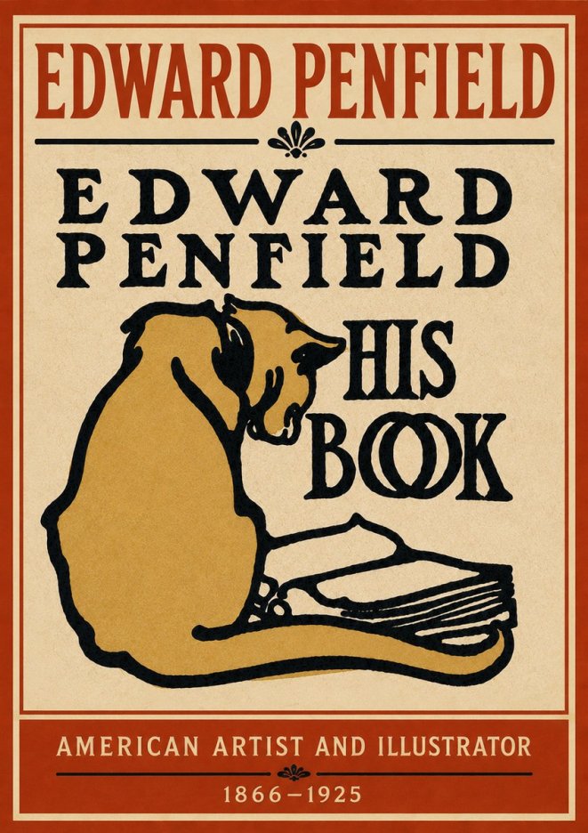Edward Penfield His Book No4 - Póster