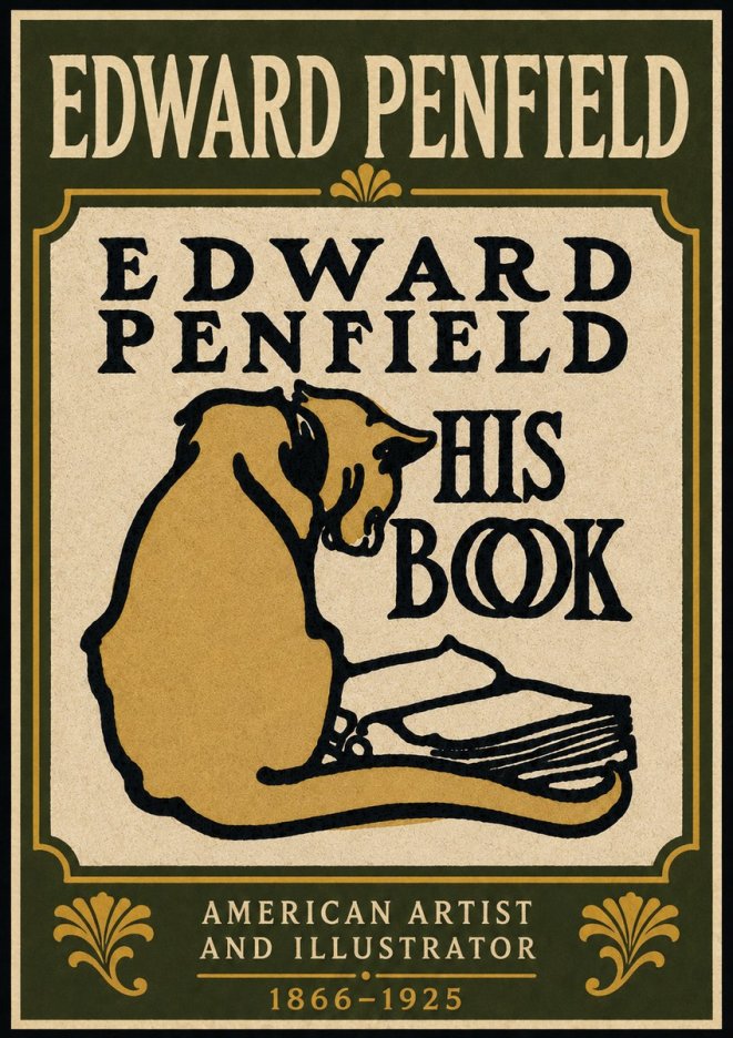 Edward Penfield His Book No5 - Póster