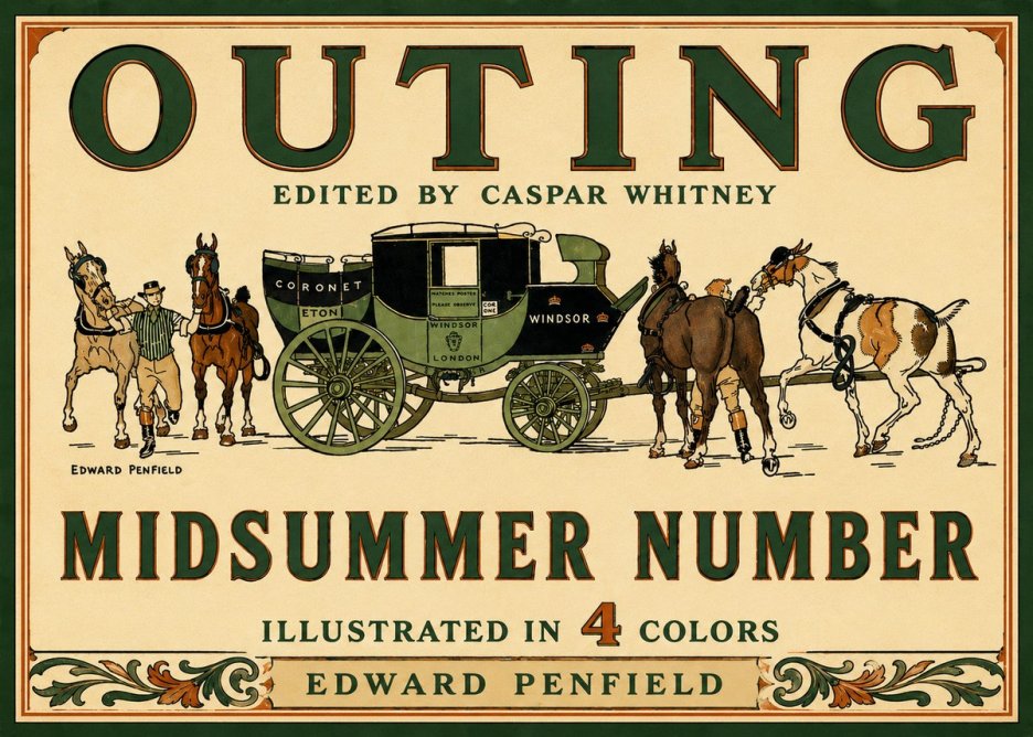 Edward Penfield Outing - Midsummer Number No6 - Póster