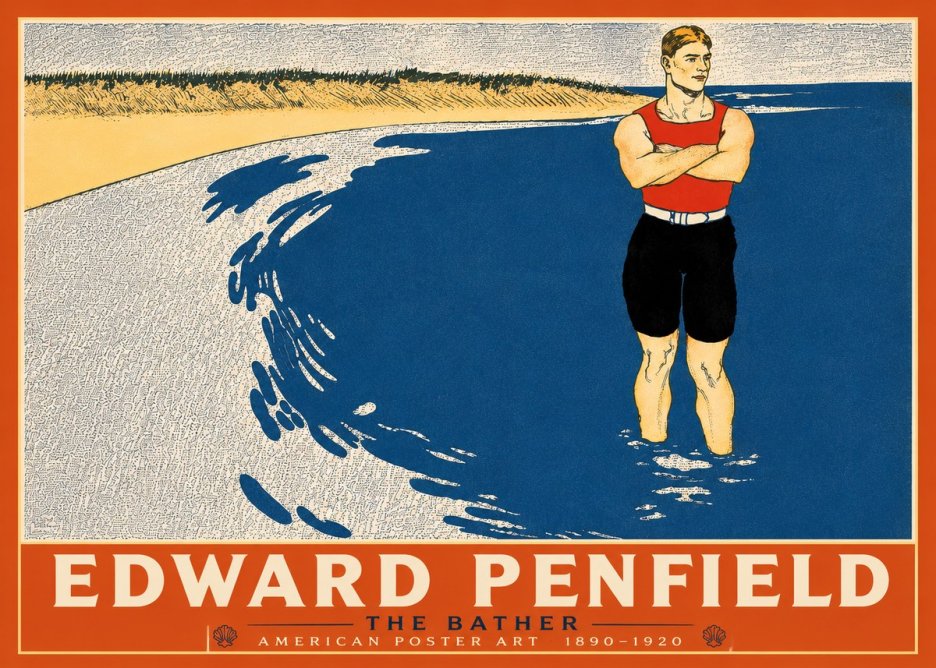 Edward Penfield The Bather No4 - Póster