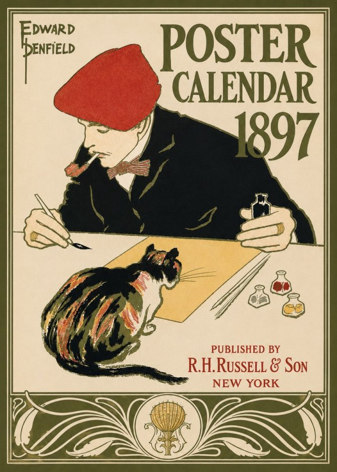 Edward Penfield Poster Calendar 1897 No3 - Póster