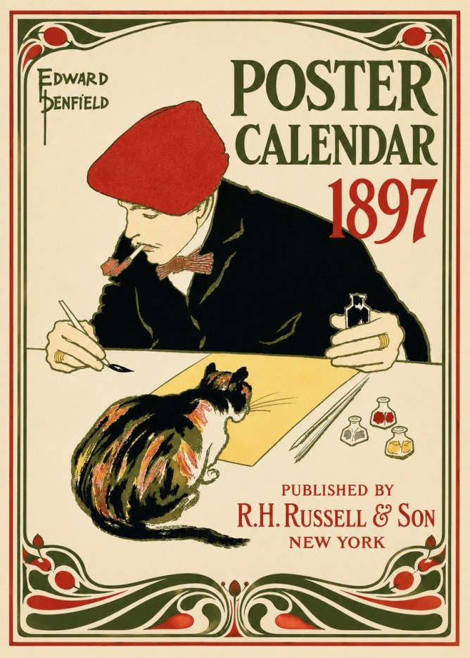 Edward Penfield Poster Calendar 1897 No5 - Póster