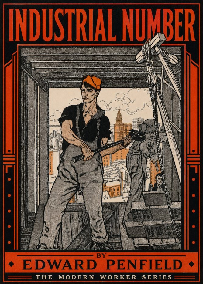 Edward Penfield Industrial Number No5 - Póster