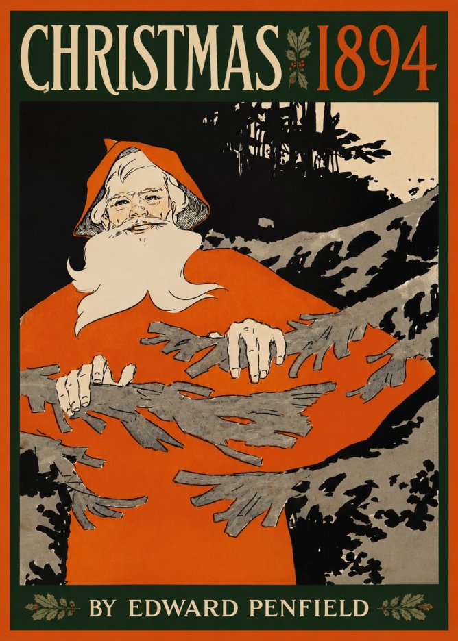 Edward Penfield Christmas 1894 No3 - Póster