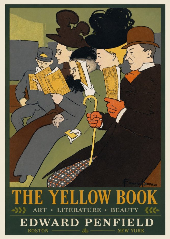 Edward Penfield The Yellow Book II No3 - Póster