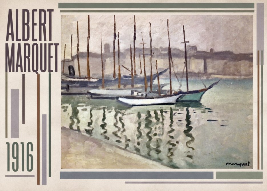Albert Marquet Le Port Du Havre No2 - Póster