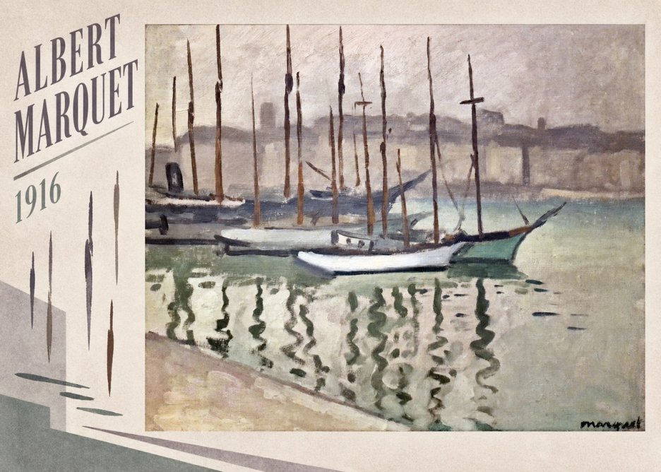 Albert Marquet Le Port Du Havre No4 - Póster