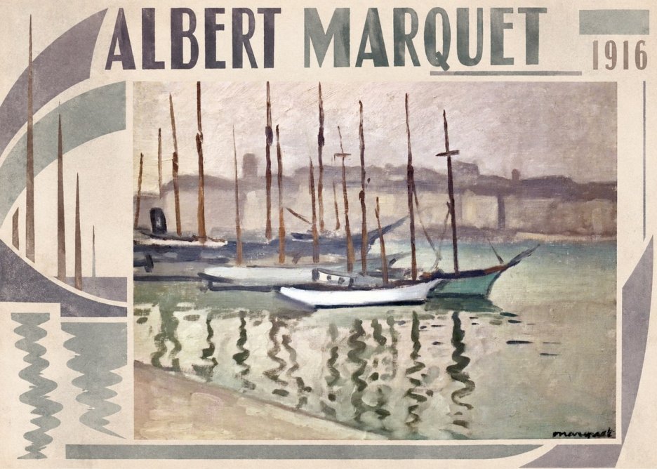 Albert Marquet Le Port Du Havre No5 - Póster