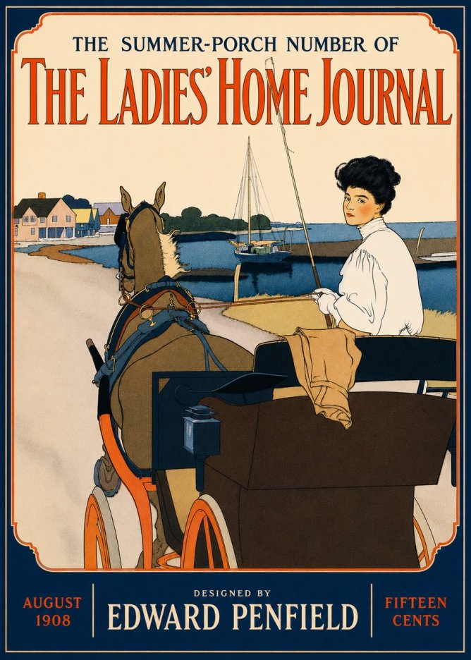 Edward Penfield The Ladies' Home Journal No4 - Póster