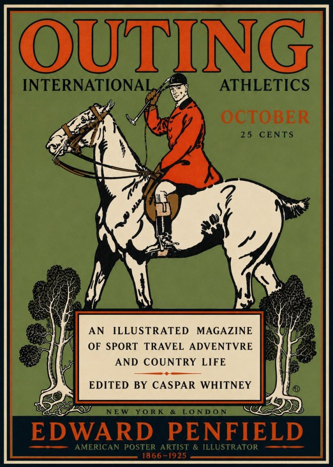 Edward Penfield Outing No6 - Póster