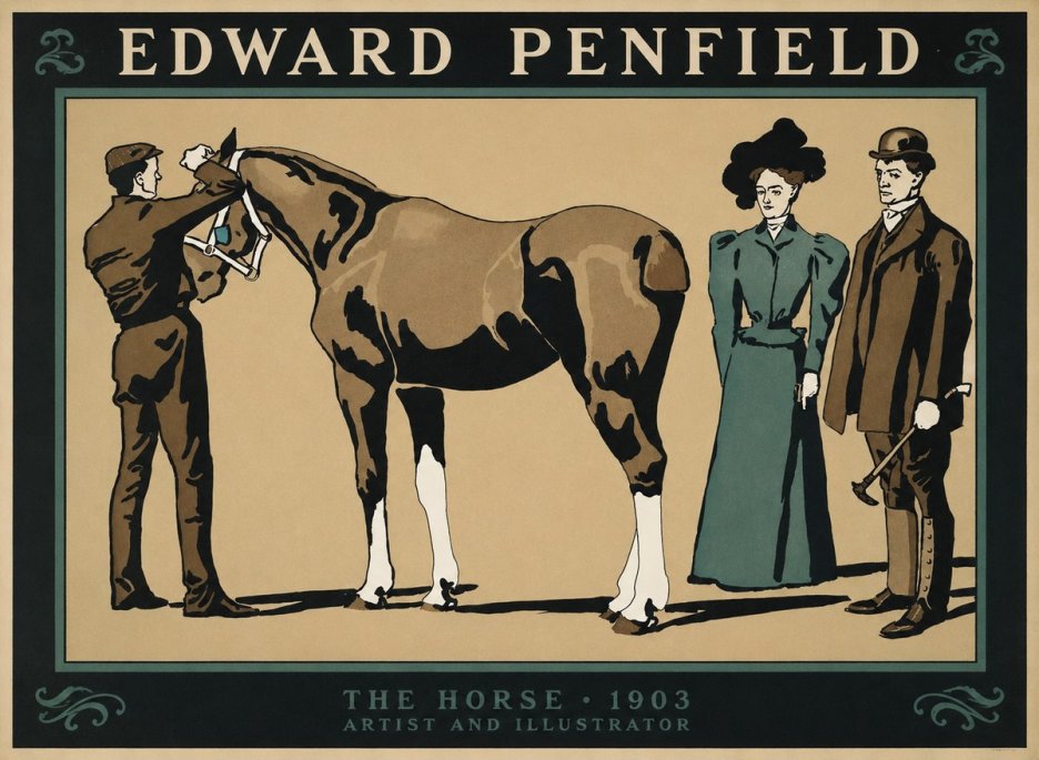 Edward Penfield The Horse No1 - Póster
