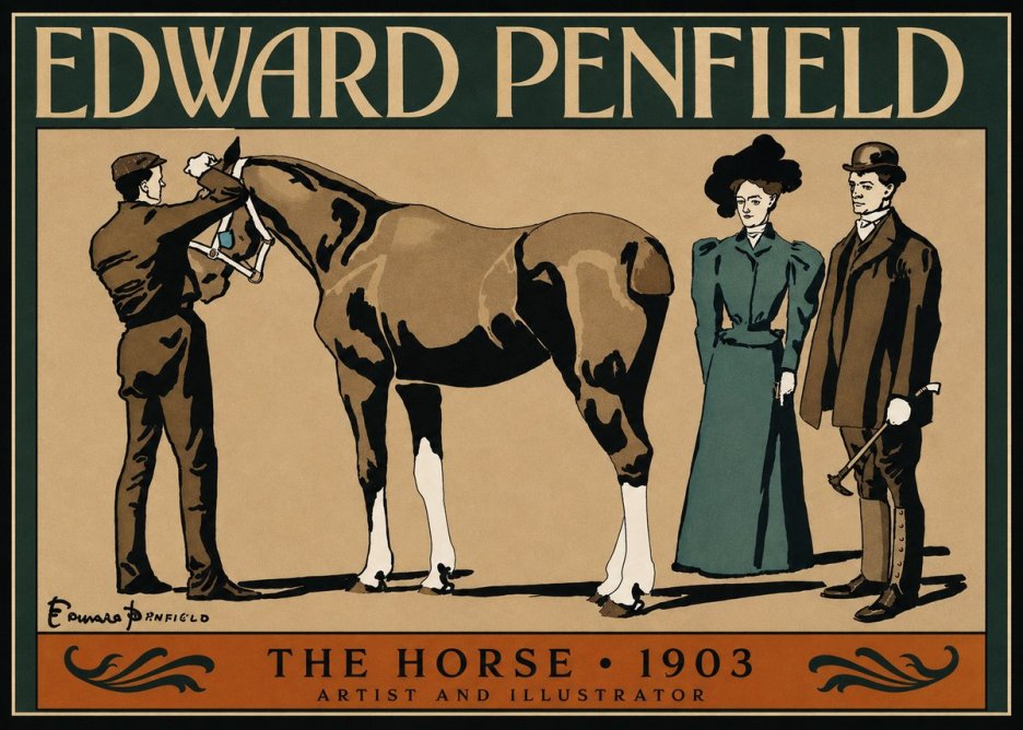 Edward Penfield The Horse No3 - Póster