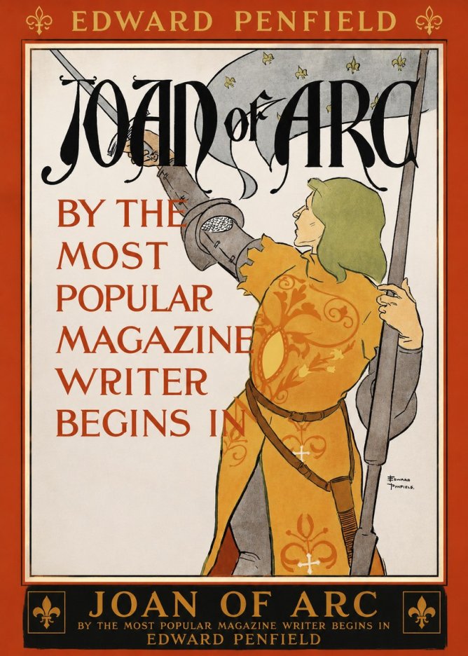 Edward Penfield Joan of Arc No1 - Póster