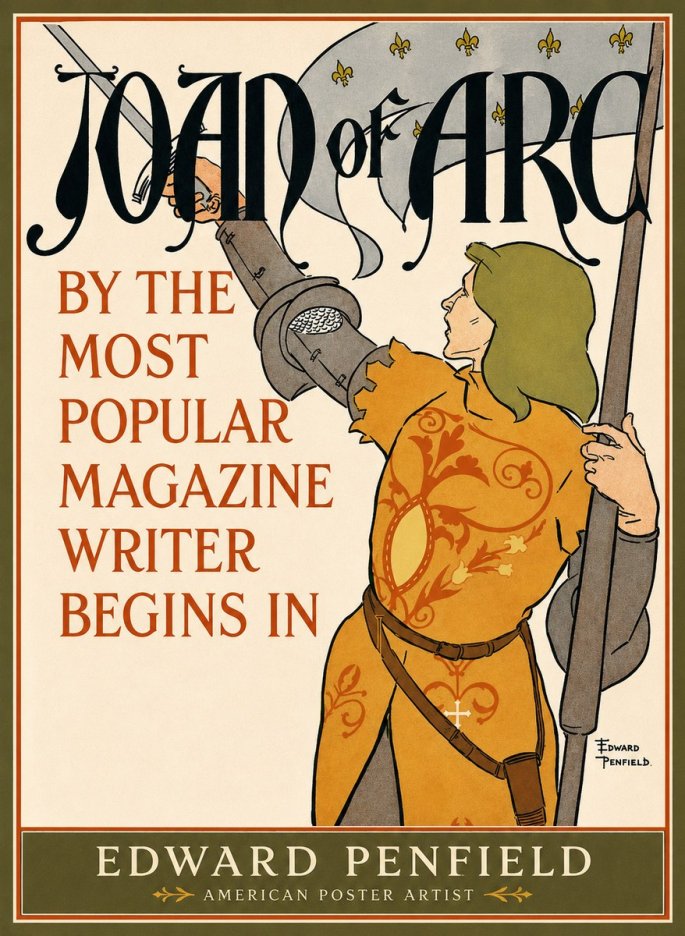 Edward Penfield Joan of Arc No2 - Póster