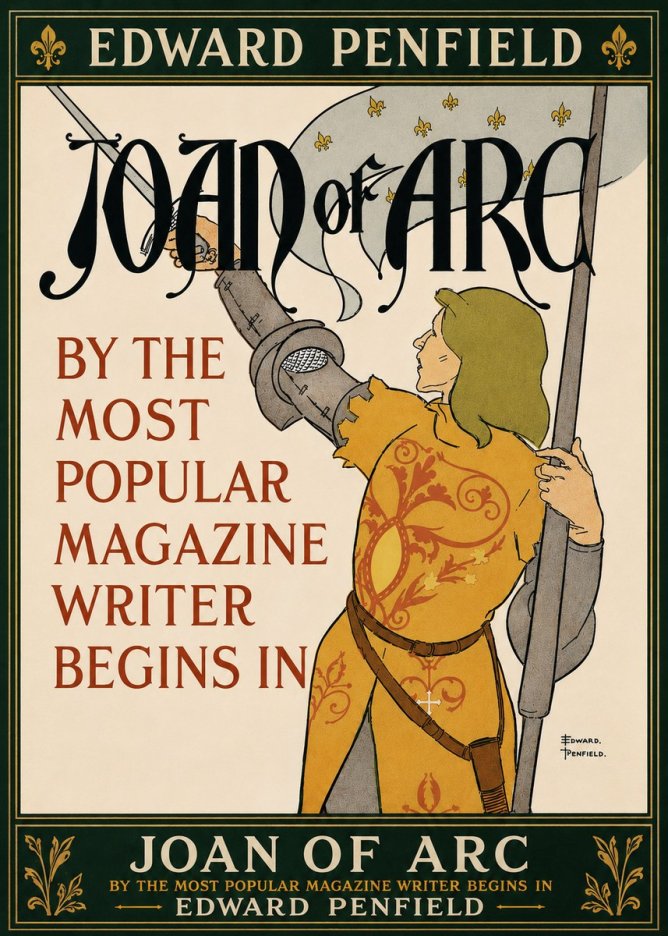 Edward Penfield Joan of Arc No6 - Póster
