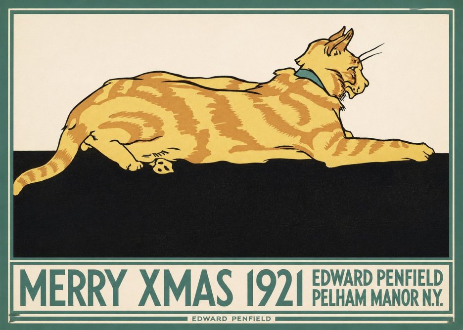 Edward Penfield Merry Xmas 1921 No1 - Póster