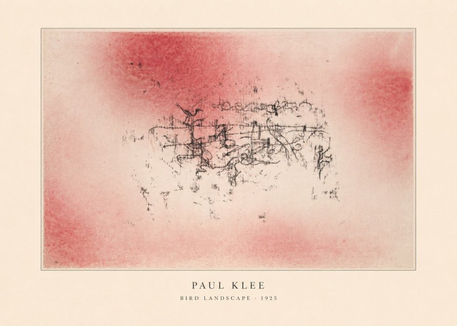 Paul Klee Bird Landscape No4 - Póster
