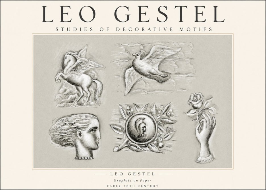 Leo Gestel Studies of Decorative Motifs No1 - Póster