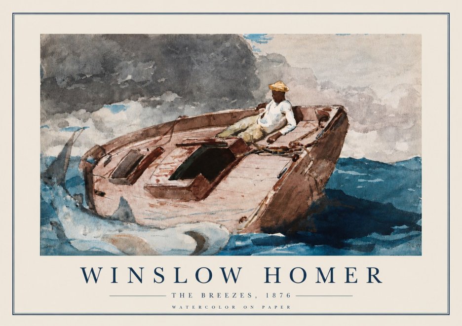 Winslow Homer The Breezes No3 - Póster