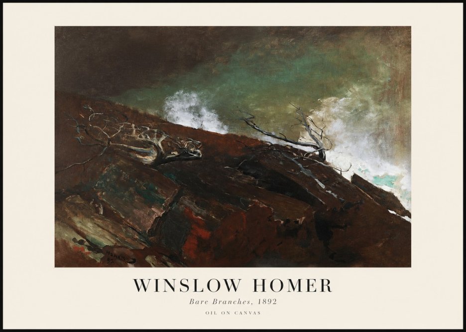 Winslow Homer Bare Branches, 1892 No1 - Póster