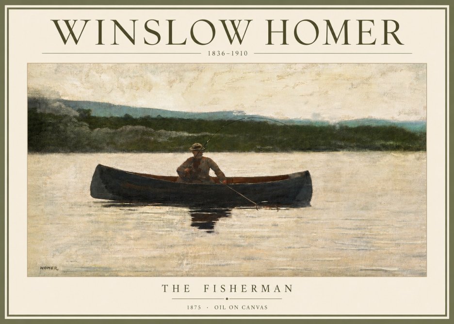Winslow Homer The Fisherman No3 - Póster
