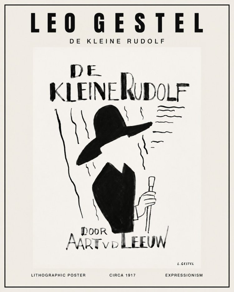 Leo Gestel De Kleine Rudolf No1 - Póster